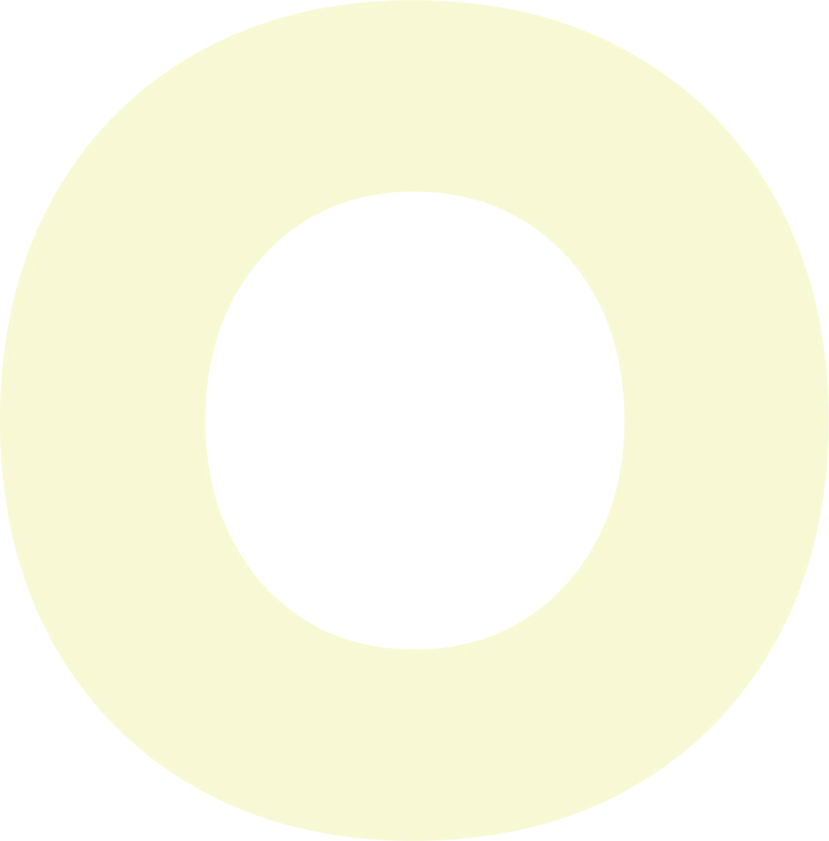 A graphic of a black circle surrounded by a cream-colored ring and a wider black ring, resembling an eye or target.